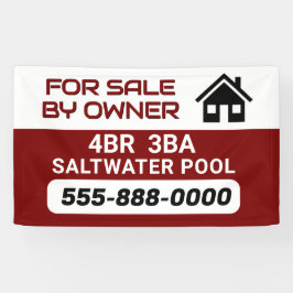 "Sale by Owner" customized banner