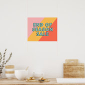 Sale Sign, End of Season Sale Poster (Keuken)