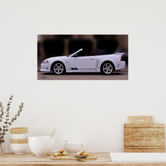 SALEEN MUSTANG POSTER (Keuken)