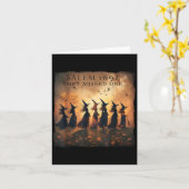 Salem 1692 Halloween Witch Ze misten een Tarot C Kaart (Gele Bloem)