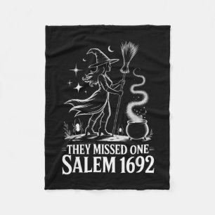 Salem 1692 miste een voor halloween vrouwen shirt fleece deken