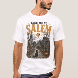 Salem 1692 T-shirt, Ze Hebben Één Heks Overgeslage T-shirt
