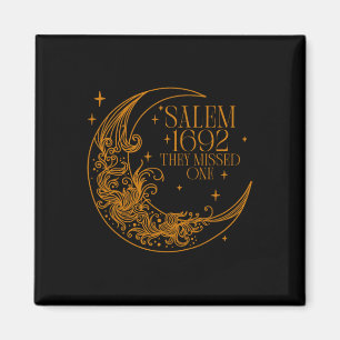 Salem 1692 Ze missen een heks Halloween 4 Magneet