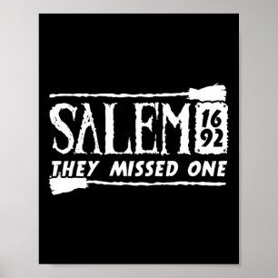 Salem 1692 Ze missen een heks Halloween 6 Poster