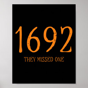 Salem 1692 Ze misten een grappige Halloween heks 1 Poster