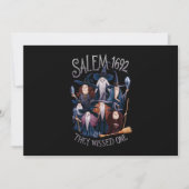 Salem 1692 Ze misten een Halloween heks Kaart (Voorkant)