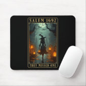 Salem 1692 Ze misten een Halloween heks Muismat (Met muis)