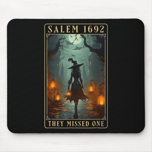 Salem 1692 Ze misten een Halloween heks Muismat (Voorkant)