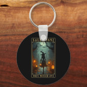 Salem 1692 Ze misten een Halloween heks Sleutelhanger (Voorkant)