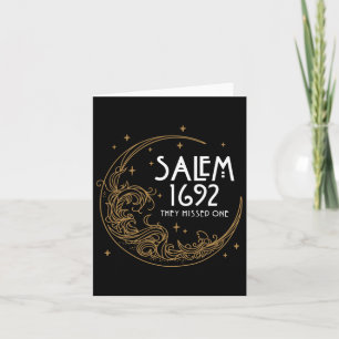 Salem 1692 Ze misten een Halloween kostuum 1 Kaart