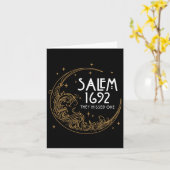 Salem 1692 Ze misten een Halloween kostuum 1 Kaart (Gele Bloem)