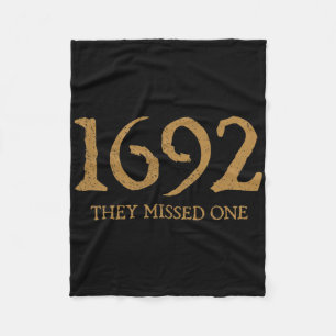 Salem 1692 Ze misten een heks Halloween kostuum Fleece Deken