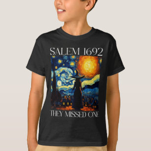 Salem 1692 Ze misten een heks Halloween Pink St T-shirt