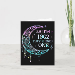 Salem 1692 Ze misten een heks Halloween Trick O Kaart