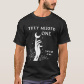 Salem 1692 ze misten een heks Mijn heks Switch H T-shirt (Voorkant)