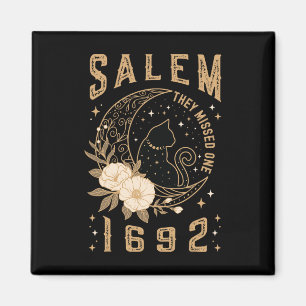 Salem 1692 Ze misten een heksenproces Black Cat M Magneet