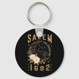 Salem 1692 Ze misten een heksenproces Black Cat M Sleutelhanger