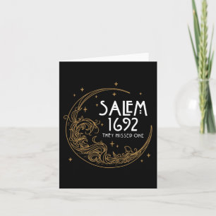 Salem 1692 Ze misten een kostuum Halloween 1 Kaart