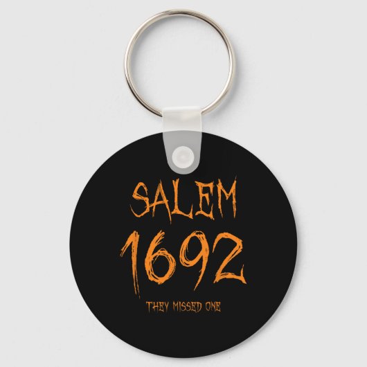 Salem 1692 Ze misten een leuke Halloween heks Sleutelhanger (Voorkant)
