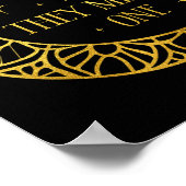 Salem 1962 Je miste een Halloween feministische he Poster (Hoek)