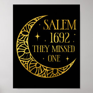 Salem 1962 Je miste een Halloween feministische he Poster