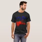 Salem American History House of Seven Gables Black T-shirt (Voorkant volledig)