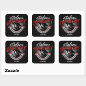 Salem Apothecary Vintage Witch Vierkante Sticker (Vel)