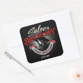 Salem Apothecary Vintage Witch Vierkante Sticker (Envelop)