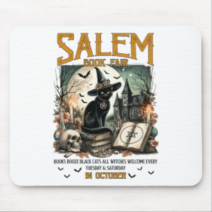 Salem Boekenbeurs Grappig Boekachtig Halloween Spo Muismat