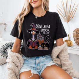 SALEM Book Club Halloween Bookworm Animals T-shirt