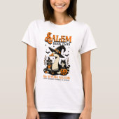 SALEM Book Club Spooky Bookworm Animals Halloween T-shirt (Voorkant)