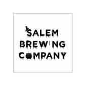 Salem Brewing Company Black Rubberstempel (Afrduk)