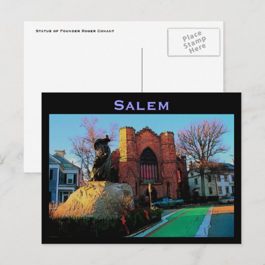 Salem Briefkaart (Voorkant / Achterkant)