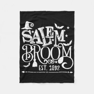 Salem Broom Co Est 1692 Leuk Halloween Heks Gezegd Fleece Deken