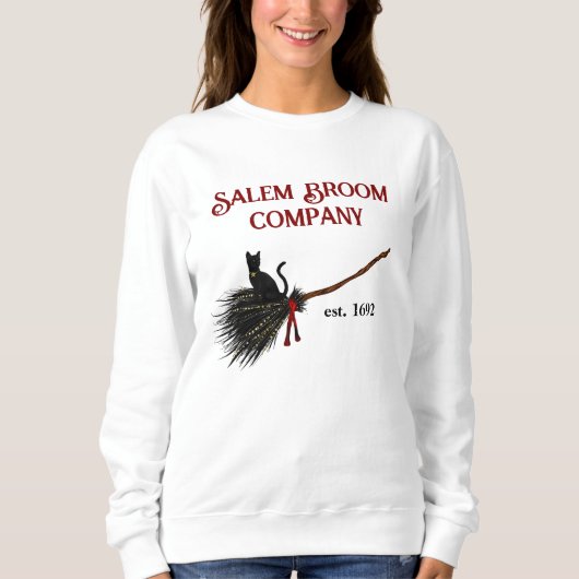 Salem Broom Company Halloween Sweatshirt (Voorkant)