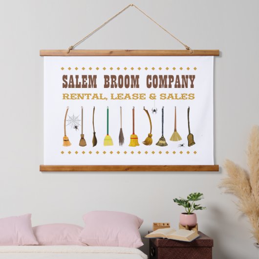 SALEM BROOM COMPANY HANGEND WANDKLEED (Slaapkamer)