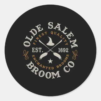 Salem Broom Company Ronde Sticker