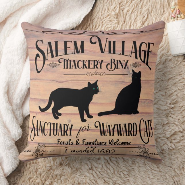 Salem Cat Sanctuary Sierkussen (Deken)