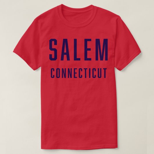Salem Connecticut T-shirt (Design voorkant)
