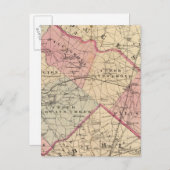 Salem County, NJ Briefkaart (Voorkant / Achterkant)