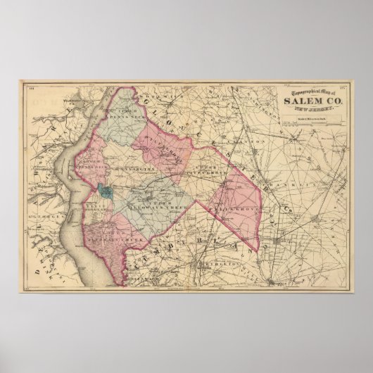 Salem County, NJ Poster (Voorkant)