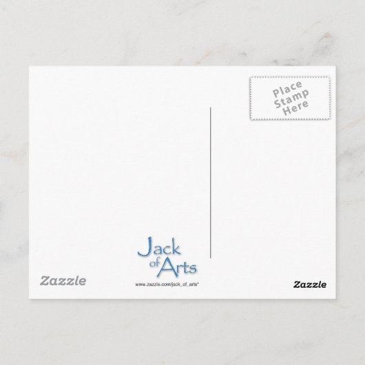 Salem Department of Magical Vehicles Briefkaart (Achterkant)