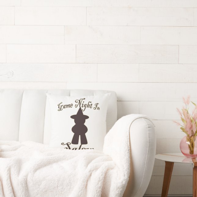 Salem Game Night Grappige Reizen Gaming Kunst Kussen (Bank)
