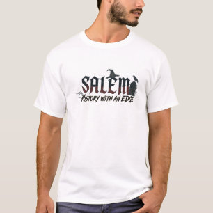 Salem Geschiedenis met een Rand T-shirt – Donkere