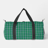 Salem Green and White Plaid Plunjezak (Voorkant)