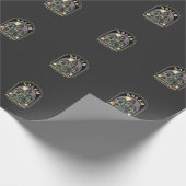 Salem Haunted Library Halloween-ontwerp_1 Cadeaupapier (Hoek)