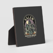 Salem Haunted Library Halloween-ontwerp_1 Fotoplaat (Voorkant)