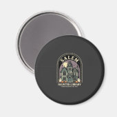 Salem Haunted Library Halloween-ontwerp_1 Magneet (Voorkant / Achterkant)