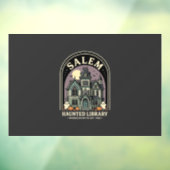 Salem Haunted Library Halloween-ontwerp_1 Raamsticker (Vel 3)