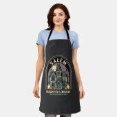 Salem Haunted Library Halloween-ontwerp_1 Schort (Gedragen)